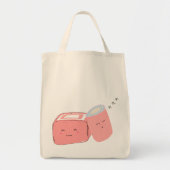 Kawaii Marshmallow Tote Tas (Voorkant)