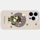 Kawaii Matcha Cat Case Gift for Anime & Cat Lovers (Achterkant (horizontaal))