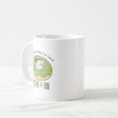 Kawaii Matcha Cat Donut Japans Koffiemok (Voorkant links)