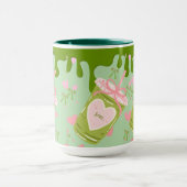 Kawaii Matcha IJskoffie Esthetiek - Love Tea Mok (Midden)