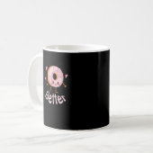 Kawaii Matching Couple Coffee And Donut Better Tog Koffiemok (Voorkant links)