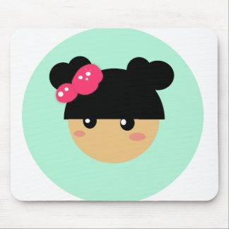 kawaii - meisje mousepad muismat