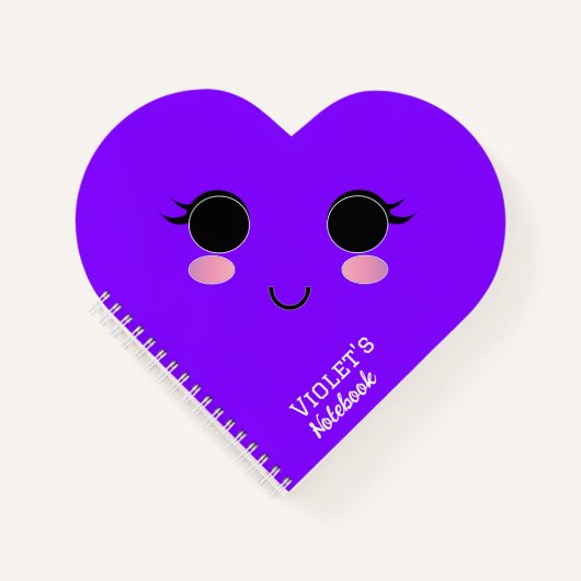 Kawaii Meisje Notitieboek (Voorkant)