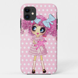 Kawaii Meisje PinkyP schattig meisjesachtig Case-Mate iPhone Case