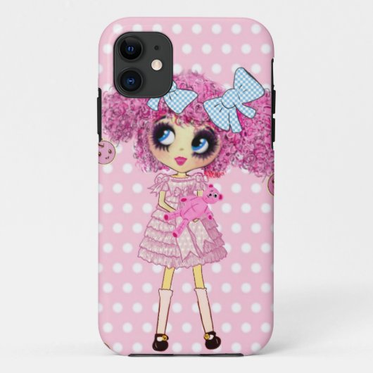 Kawaii Meisje PinkyP schattig meisjesachtig Case-Mate iPhone Case (Achterkant)