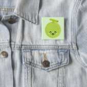 Kawaii Melon Vierkante Button 5,1 Cm (In situ)