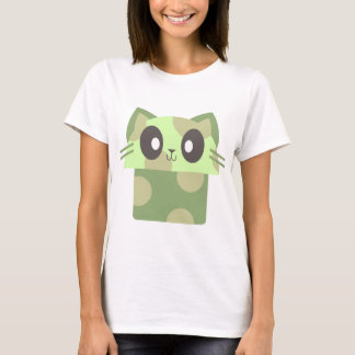 kawaii meowshroom paddestoel kitty miauw t-shirt
