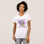 Kawaii Merle Australian Shepherd Rally Obedience T-shirt (Voorkant volledig)