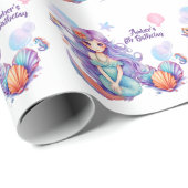 Kawaii Mermaid Party Cadeaupapier (Rol Hoek)