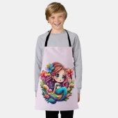 Kawaii Mermaid Schort (Gedragen)