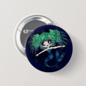 Kawaii Mermaid zo schattig Ronde Button 5,7 Cm (Voorkant /achterkant)