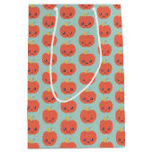 Kawaii Minimal Apple Patroon Gift Bag Medium Cadeauzakje (Voorkant)