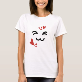 Kawaii Minimalistische Kat  T-shirt