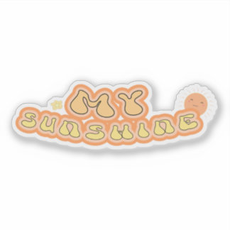 Kawaii M'n Zonneschijn Vinyl Sticker