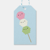 Kawaii Mochi Dango Cadeaulabel (Voorkant)