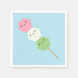 Kawaii Mochi Dango Servet