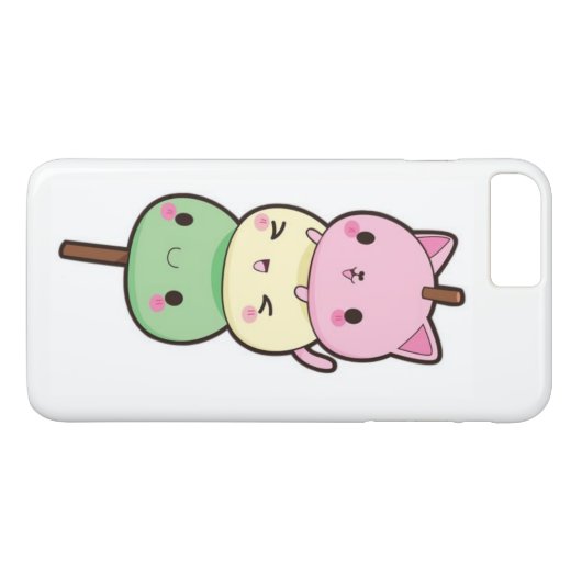Kawaii Mochi Kittens Case-Mate iPhone Case (Achterkant (Horizontaal))