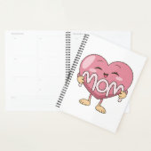 Kawaii Moeder Hart Knuffel Design Planner (Display)