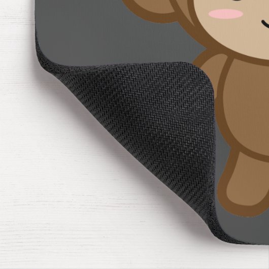 Kawaii Monkey Muismat (Hoek)