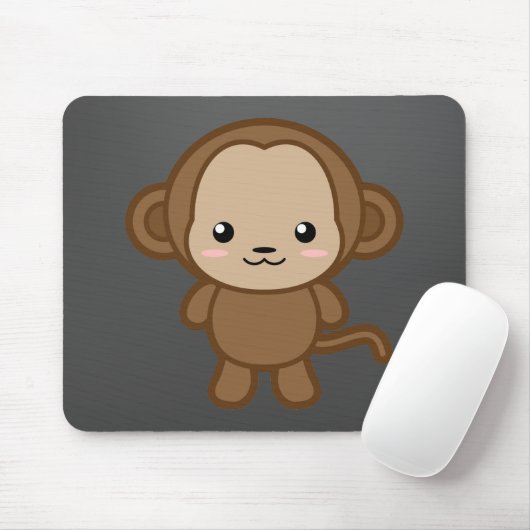 Kawaii Monkey Muismat (Met muis)