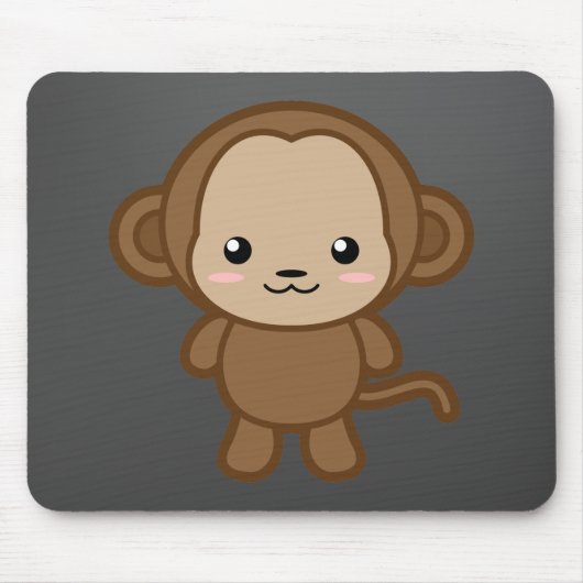 Kawaii Monkey Muismat (Voorkant)