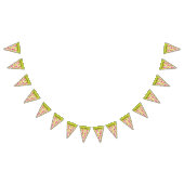 Kawaii Monster Birthday Bunting Banner (Alle)