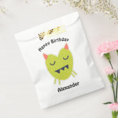 Kawaii Monster Birthday Favor Bag Bedankzakje (Gezegeld)