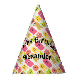 Kawaii Monster Birthday Party Pet Feesthoedjes