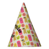 Kawaii Monster Birthday Party Pet Feesthoedjes (Rechts)