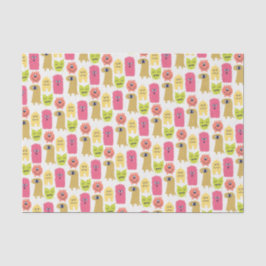 Kawaii Monster Birthday Tissue Paper Tissuepapier