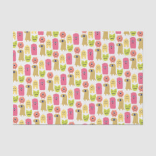 Kawaii Monster Birthday Tissue Paper Tissuepapier