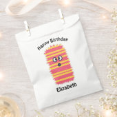 Kawaii Monster Birthday Treat Bag Bedankzakje (Geknipt)
