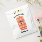Kawaii Monster Birthday Treat Bag Bedankzakje (Gezegeld)