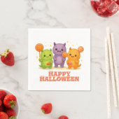Kawaii Monsters & Lollipops Halloween Favoriete Ta Servet (Insitu)