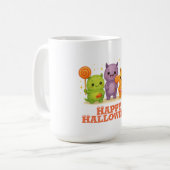 Kawaii Monsters & Lollipops Halloween Koffiemok (Voorkant links)