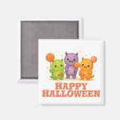 Kawaii Monsters & Lollipops Halloween Magneet (Voorkant / Achterkant)