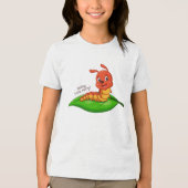 Kawaii Mooie Karakter Tri-Blend Shirt (Voorkant)
