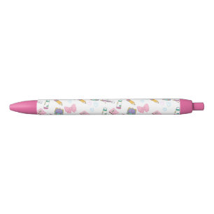 Kawaii Mooie Katten & Pastelkleurige Kantoorbehoef Zwarte Inkt Pen