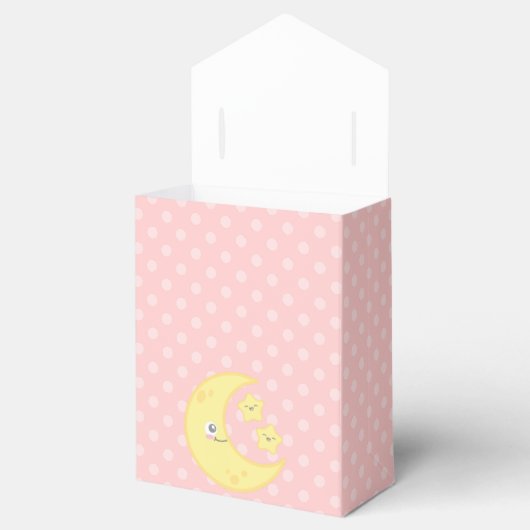 Kawaii Moon and Stars Gift Box Bedankdoosjes (Geopend)
