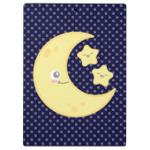 Kawaii Moon en Stars Clip Board Klembord (Achterkant)