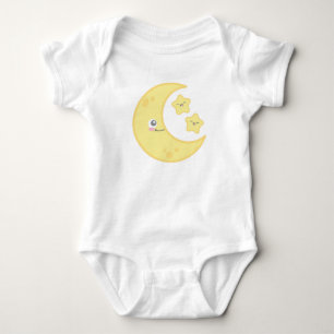 Kawaii Moon en Stars Clothing Romper
