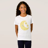Kawaii Moon en Stars Clothing T-shirt (Voorkant volledig)