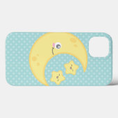 Kawaii Moon en Stars iPad Air Case (Achterkant (horizontaal))