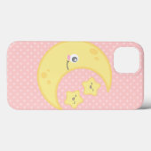 Kawaii Moon en Stars iPad Air Case (Achterkant (horizontaal))