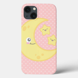 Kawaii Moon en Stars iPad Case