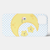 Kawaii Moon en Stars iPad Case (Achterkant (horizontaal))