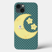 Kawaii Moon en Stars iPad Mini Case (Achterkant)