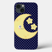 Kawaii Moon en Stars iPad Mini Case (Achterkant)