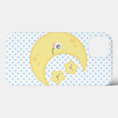 Kawaii Moon en Stars iPad Mini Case (Achterkant (horizontaal))