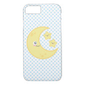 Kawaii Moon en Stars iPhone Case (Achterkant)